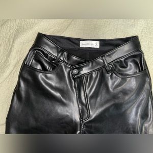 Abercombie leather pants